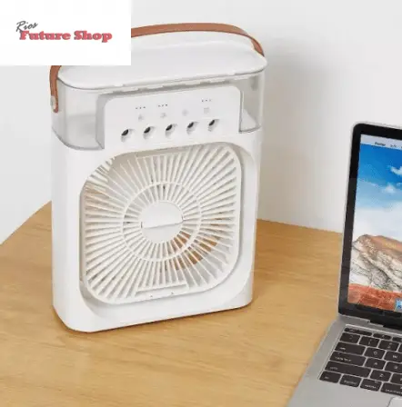 Ventilador humidificador de nebulización blanco - Rios Future Shop