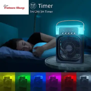 Ventilador humidificador de nebulización blanco - Rios Future Shop