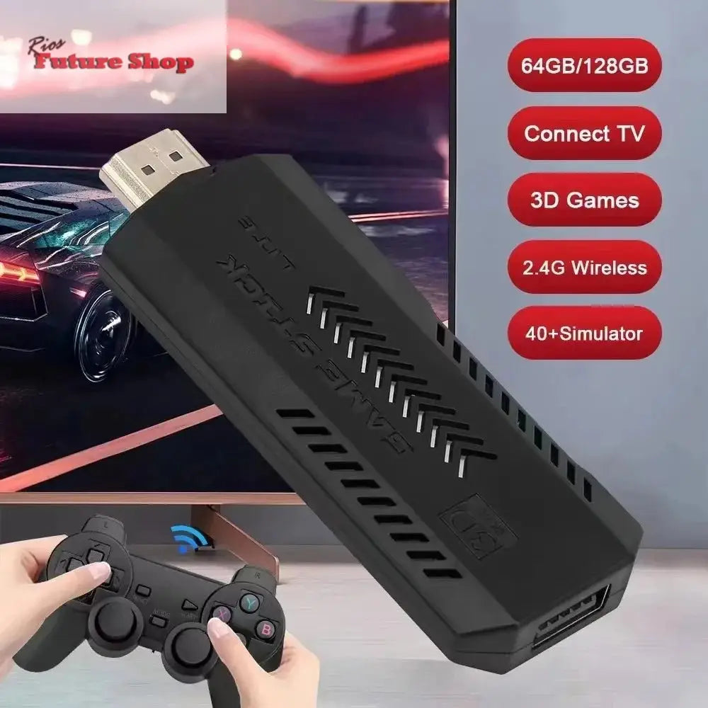 Video Game Console X2 Plus 4K HD Retro 40000 Games - Rios Future Shop