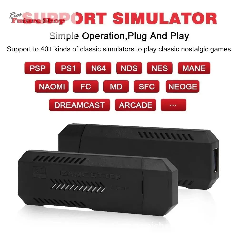 Video Game Console X2 Plus 4K HD Retro 40000 Games - Rios Future Shop