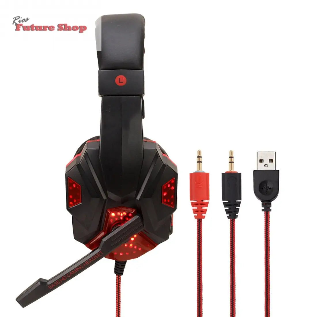 Wired Headphones with Microphone and Volume Control - Rios Future Shop