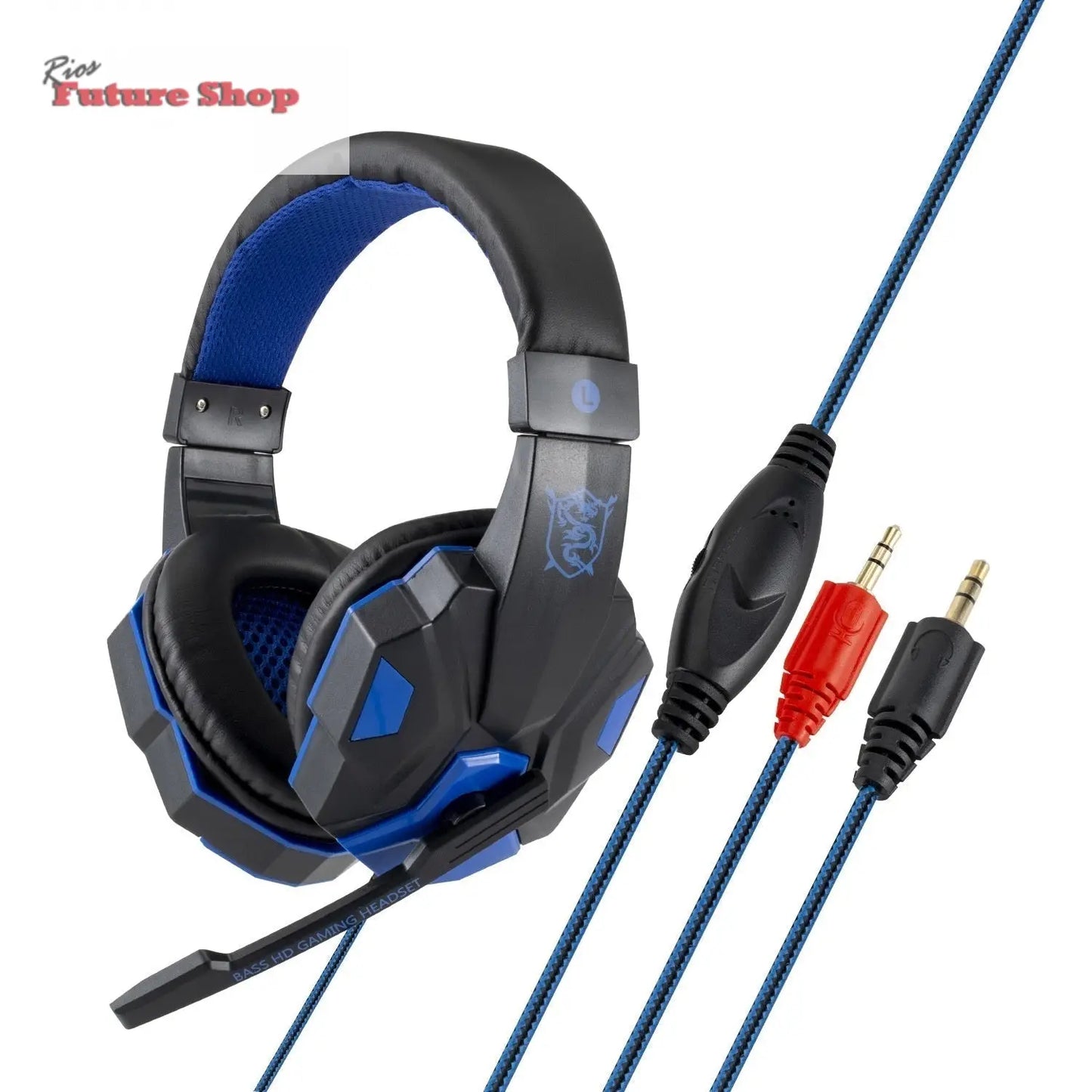 Wired Headphones with Microphone and Volume Control - Rios Future Shop