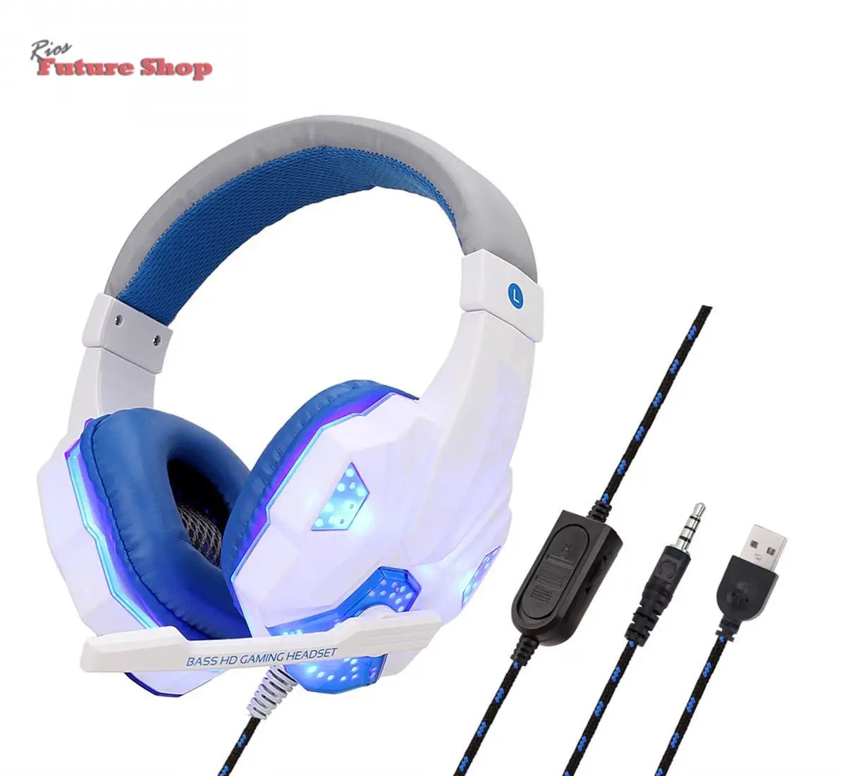 Wired Headphones with Microphone and Volume Control - Rios Future Shop