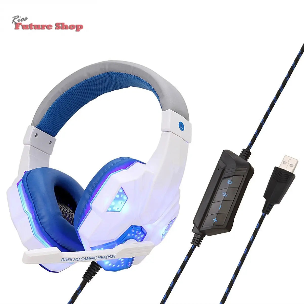 Wired Headphones with Microphone and Volume Control - Rios Future Shop