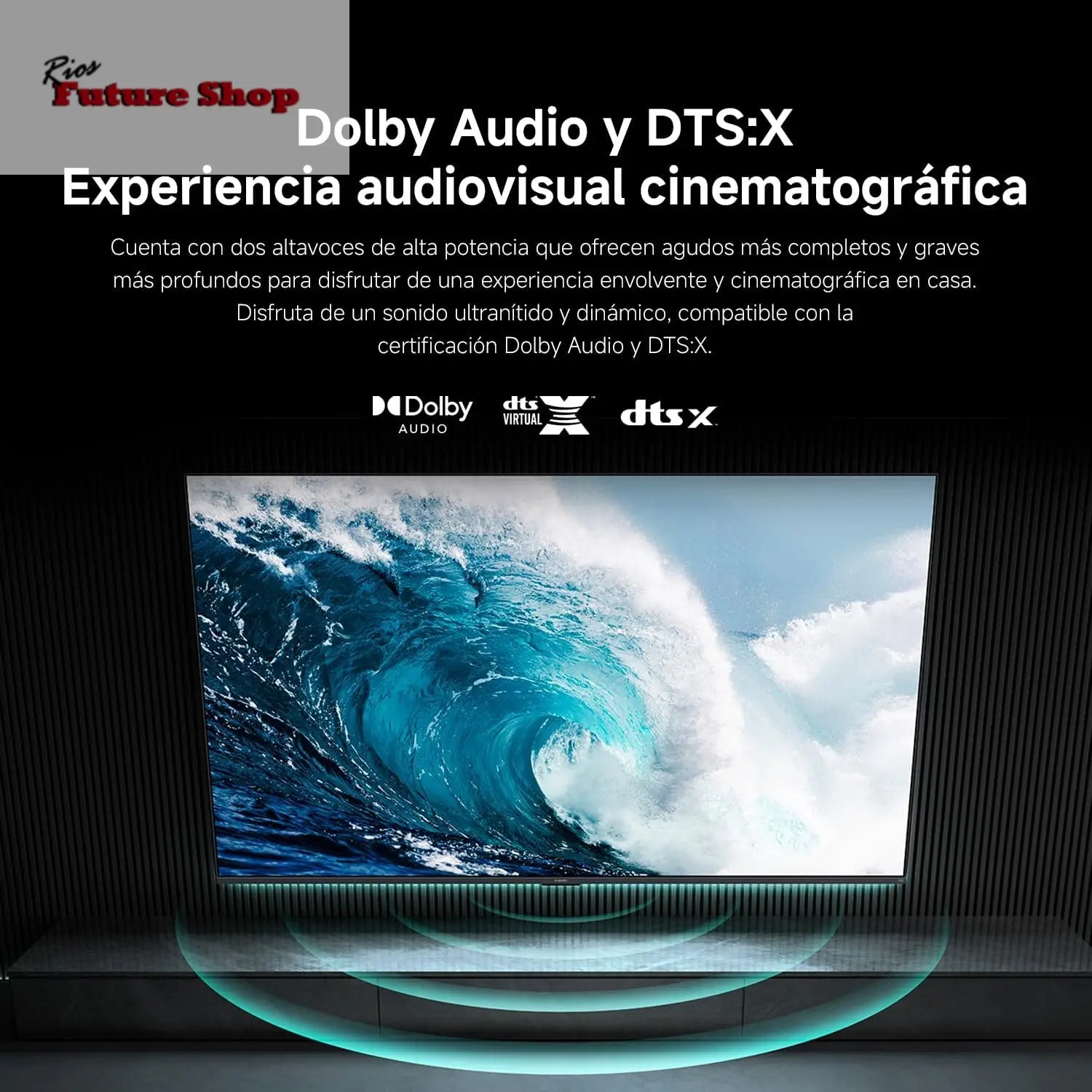 XIAOMI TV F 65, 65 Pulgadas (165 cm), 4K UHD, Smart TV, Fire TV, Control por Voz Alexa, HDR10, MEMC, Modo Game Boost 120Hz,2GB+32GB, Compatible con Apple AirPlay, 2025 - Rios Future Shop