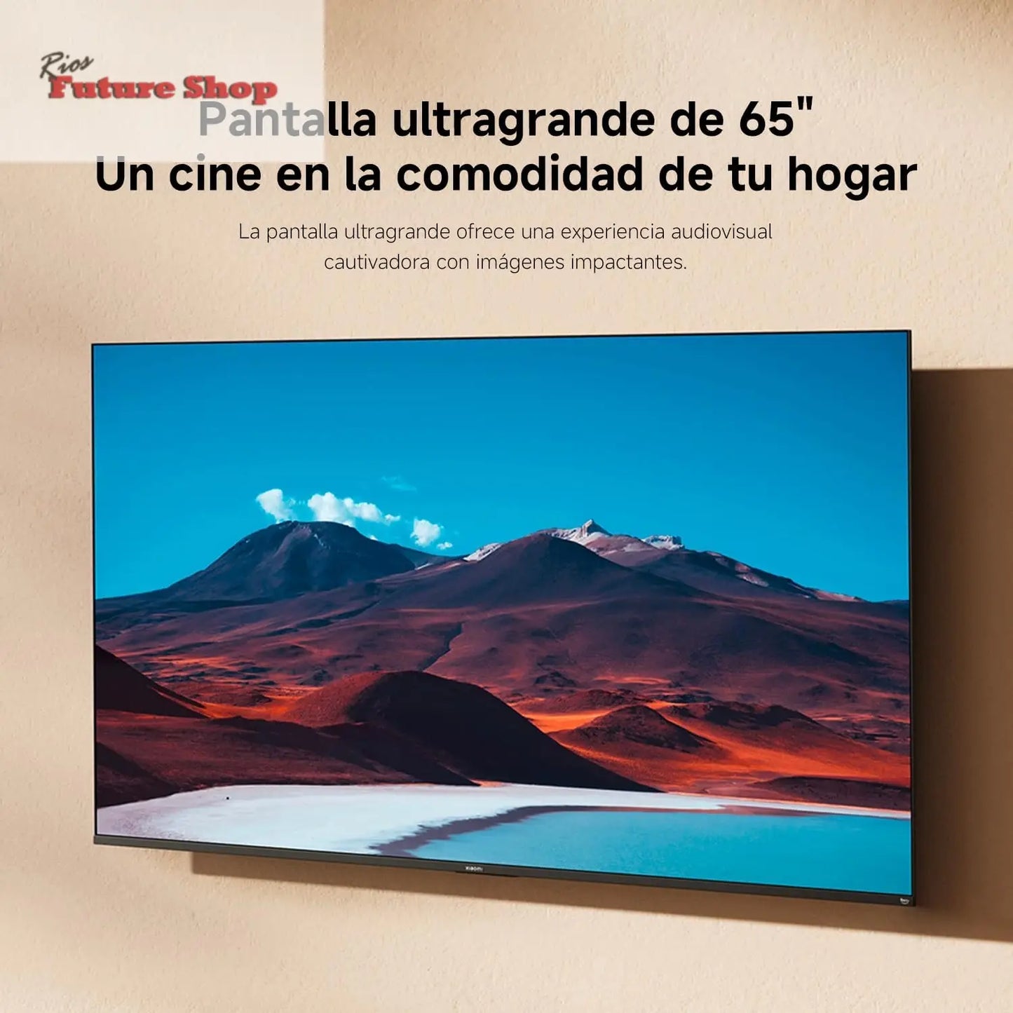 XIAOMI TV F 65, 65 Pulgadas (165 cm), 4K UHD, Smart TV, Fire TV, Control por Voz Alexa, HDR10, MEMC, Modo Game Boost 120Hz,2GB+32GB, Compatible con Apple AirPlay, 2025 - Rios Future Shop
