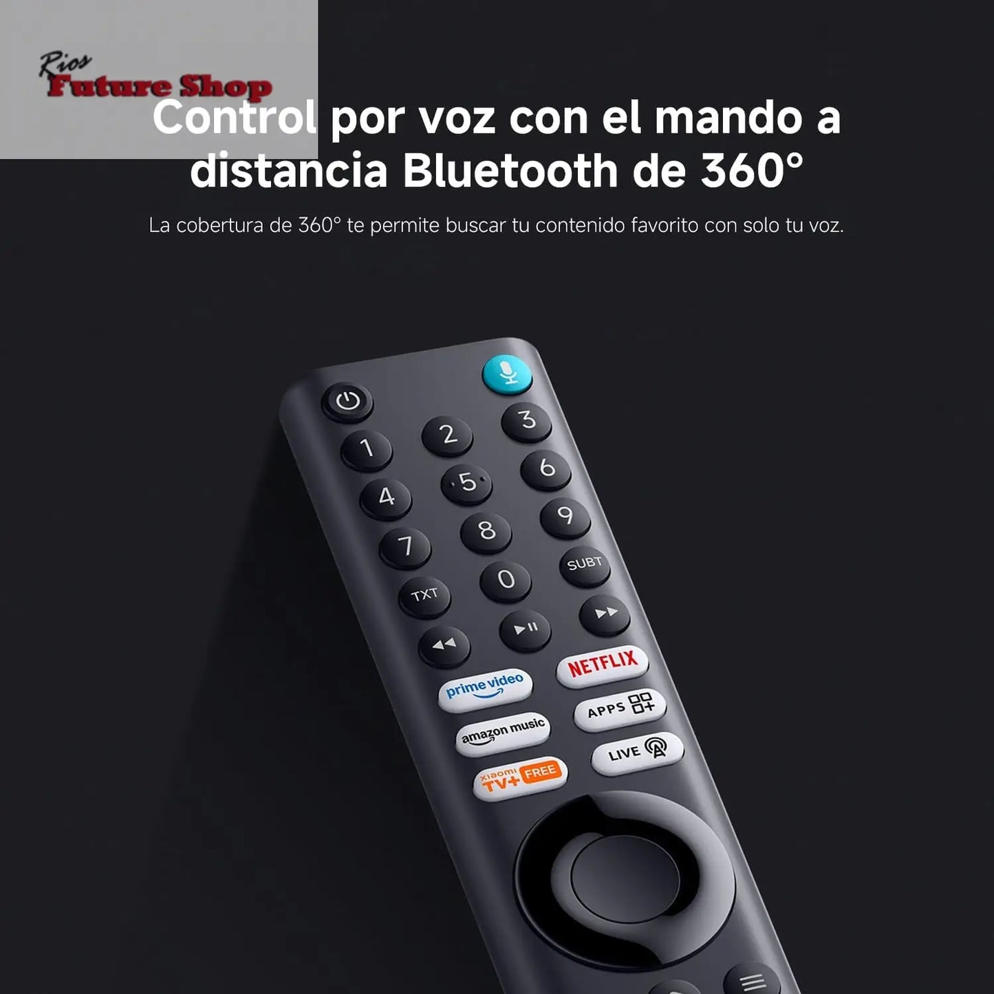 XIAOMI TV F 65, 65 Pulgadas (165 cm), 4K UHD, Smart TV, Fire TV, Control por Voz Alexa, HDR10, MEMC, Modo Game Boost 120Hz,2GB+32GB, Compatible con Apple AirPlay, 2025 - Rios Future Shop