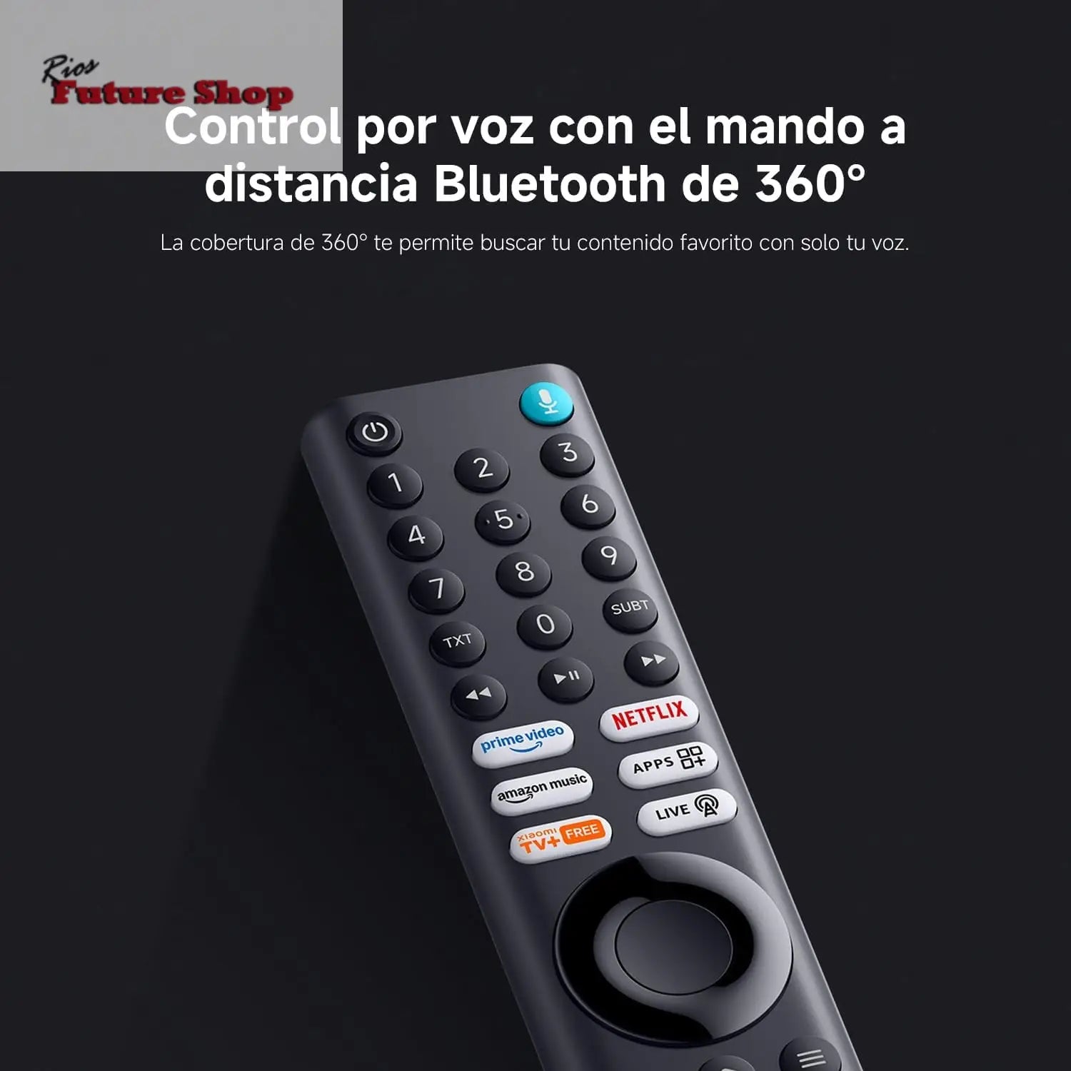 XIAOMI TV F 65, 65 Pulgadas (165 cm), 4K UHD, Smart TV, Fire TV, Control por Voz Alexa, HDR10, MEMC, Modo Game Boost 120Hz,2GB+32GB, Compatible con Apple AirPlay, 2025 - Rios Future Shop