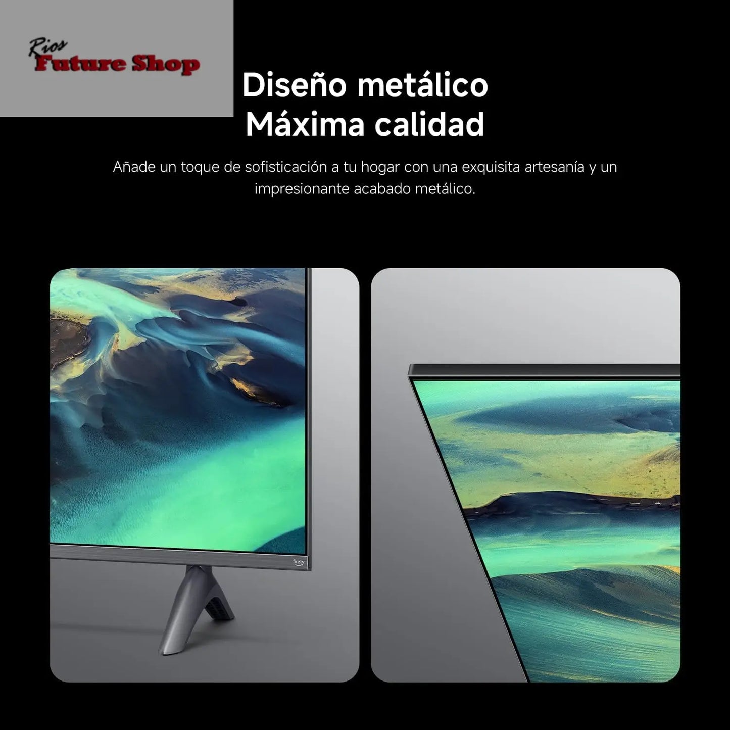 XIAOMI TV F Pro 75, 75 Pulgadas (190 cm), 4K UHD QLED, Smart TV, Fire TV, Control por Voz Alexa, HDR10+, Modo Game Boost 120Hz, MEMC, 2GB+32GB, Compatible con Apple AirPlay, 2025 - Rios Future Shop