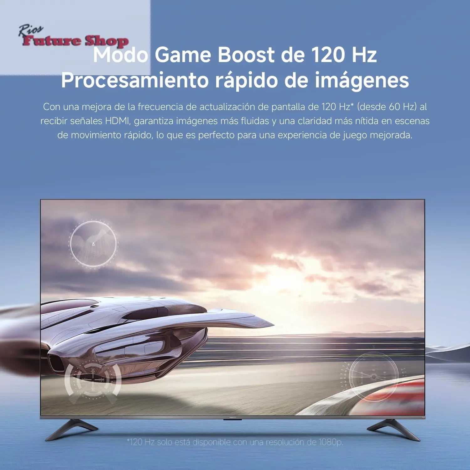 XIAOMI TV F Pro 75, 75 Pulgadas (190 cm), 4K UHD QLED, Smart TV, Fire TV, Control por Voz Alexa, HDR10+, Modo Game Boost 120Hz, MEMC, 2GB+32GB, Compatible con Apple AirPlay, 2025 - Rios Future Shop