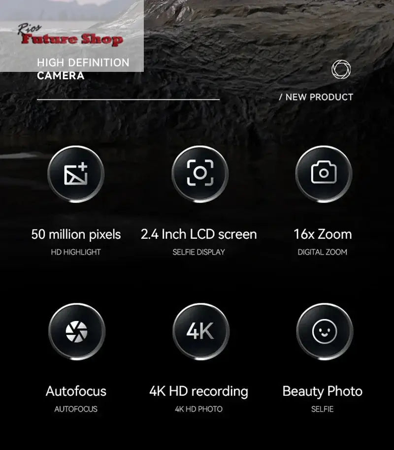 Xiaomi 4K Digital Camera 50MP 16X - Rios Future Shop