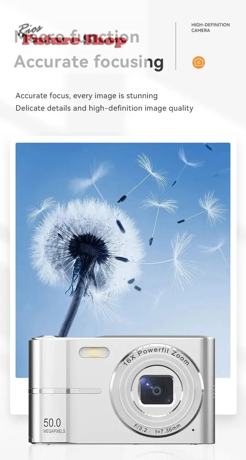 Xiaomi 4K Digital Camera 50MP 16X DSersUSA