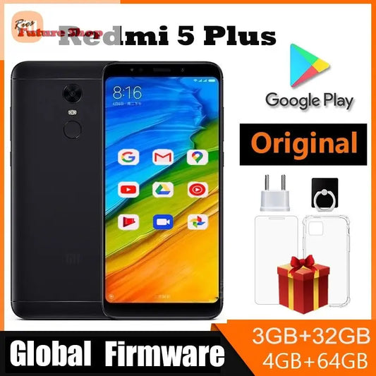 Xiaomi Redmi 5 plus smartphone 4000mah battery - Global version - Rios Future Shop