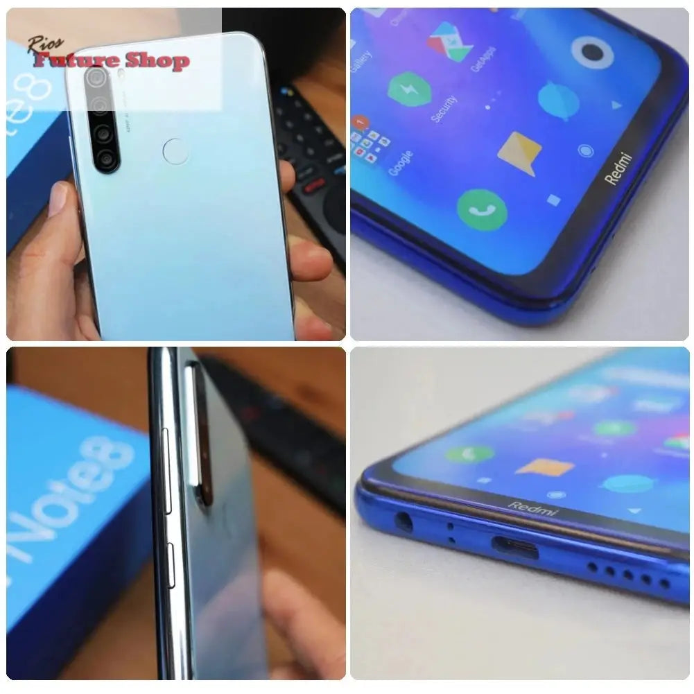 Xiaomi Redmi Note 8 4G Smartphone with Phone Case Android Global Firmware - Rios Future Shop