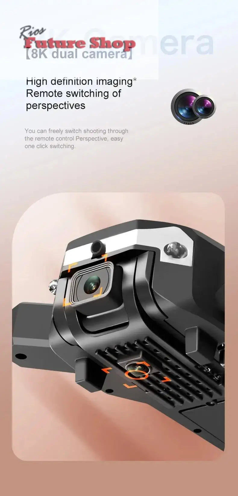 Xiaomi S6 pro Drone Aerial 8K HD Professional - Rios Future Shop