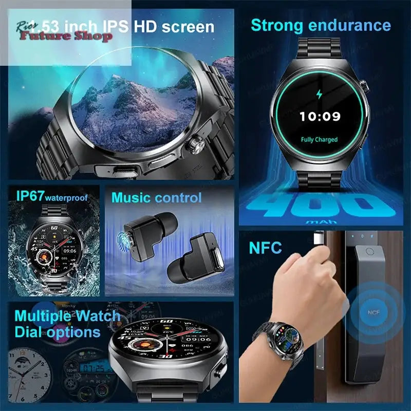 Xiaomi Smartwatch 2 in 1 With Earbuds - Rios Future Shop