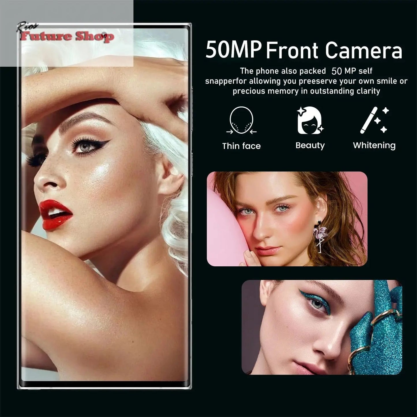 A54 5g mobile phone 6.8 inch 16Gb + 512Gb Android 13 - Rios Future Shop