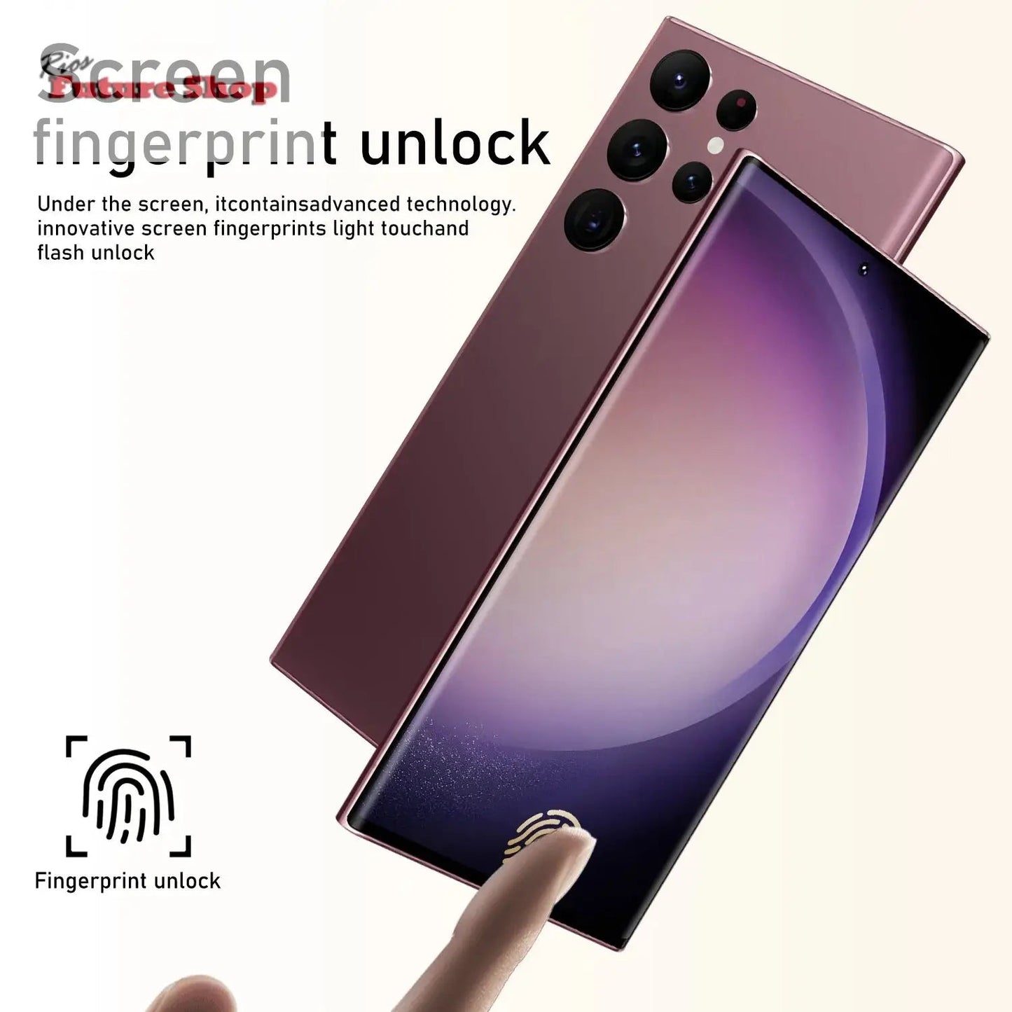 A54 5g mobile phone 6.8 inch 16Gb + 512Gb Android 13 - Rios Future Shop