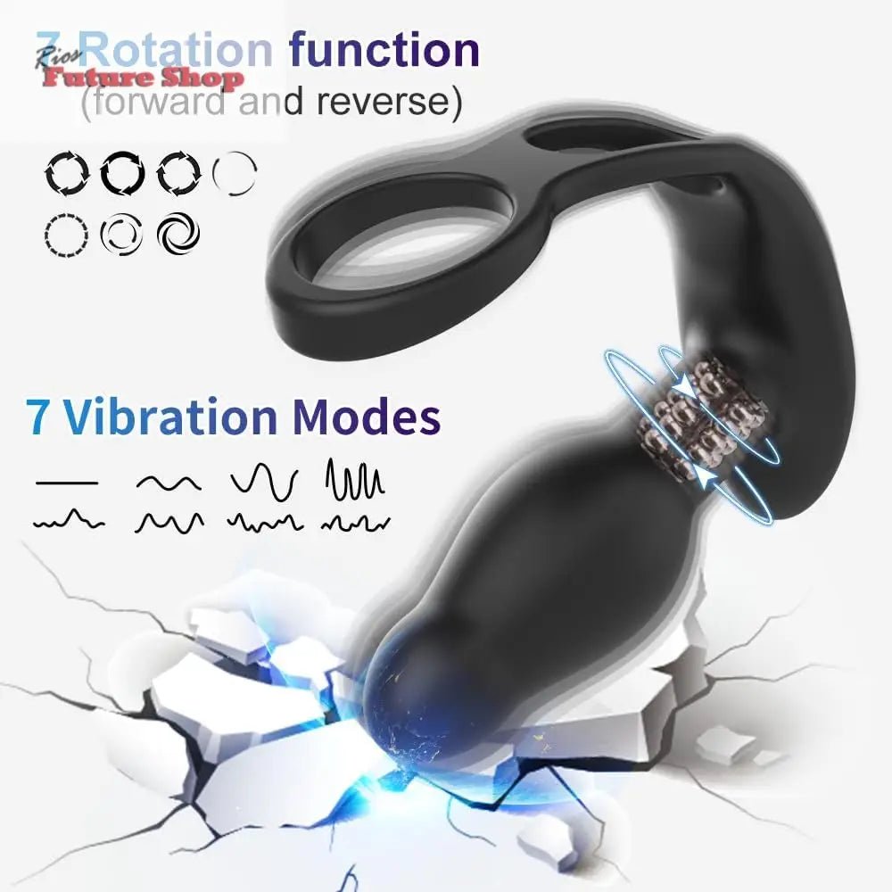 Adult Sex Toys Anal Vibrator,Prostate Massager with Remote Control - Rios Future Shop