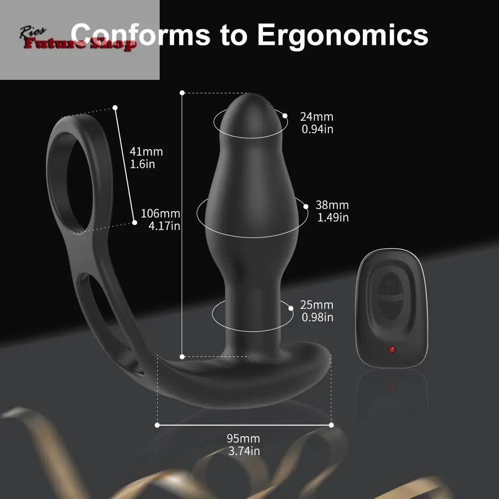 Adult Sex Toys Anal Vibrator,Prostate Massager with Remote Control - Rios Future Shop