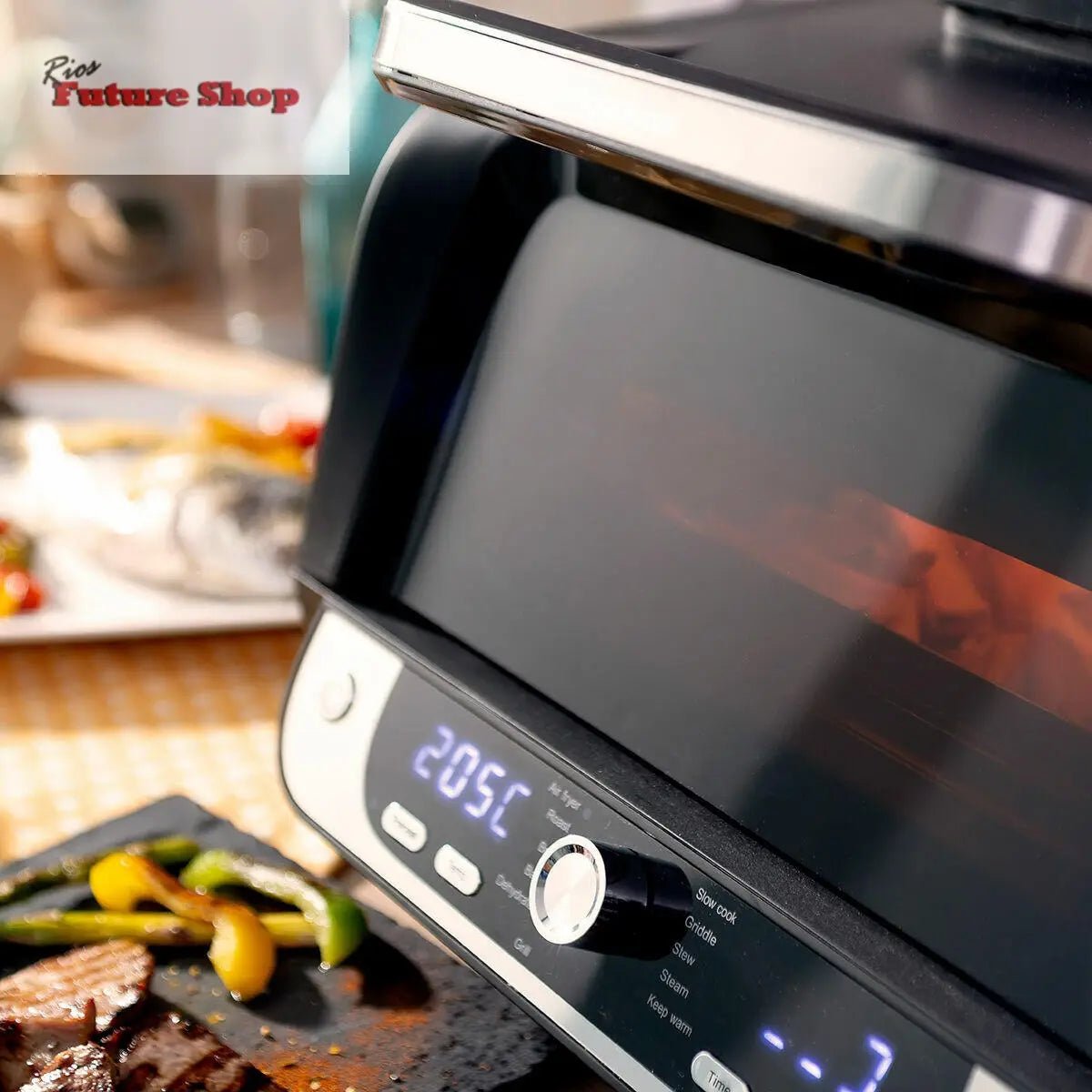 Airfry com Grill, Acessórios e Receitario I 12-1- 3400W 6L - Rios Future Shop