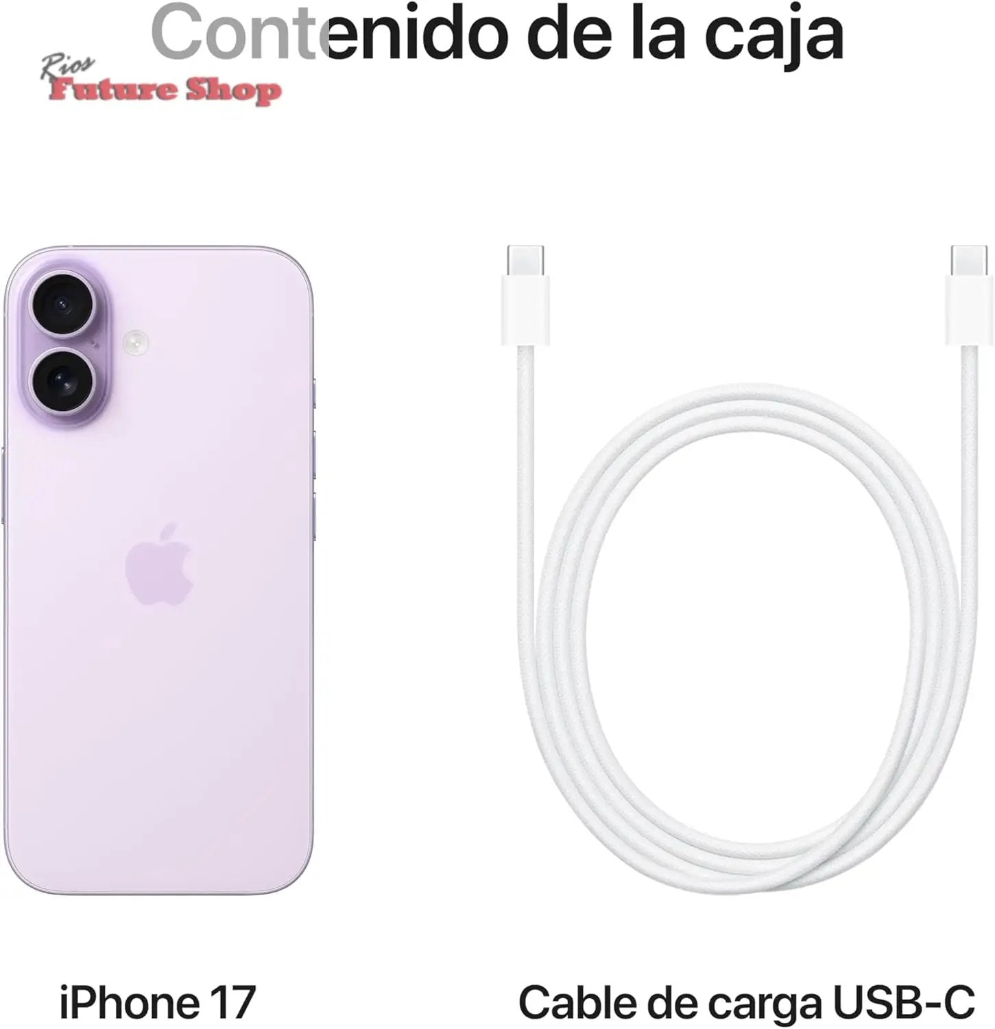 Apple iPhone 17 de 256 GB: Ecrã de 6,3 polegadas com promoção, chip A19, câmara frontal Center Stage, maior resistência a arranhões, autonomia para o dia inteiro; lavanda