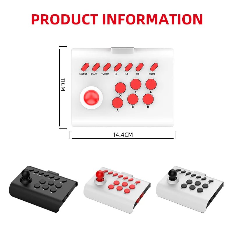 Arcade Joystick Wireless for PC/Android/ios/Switch/PS3/PS4 - Rios Future Shop