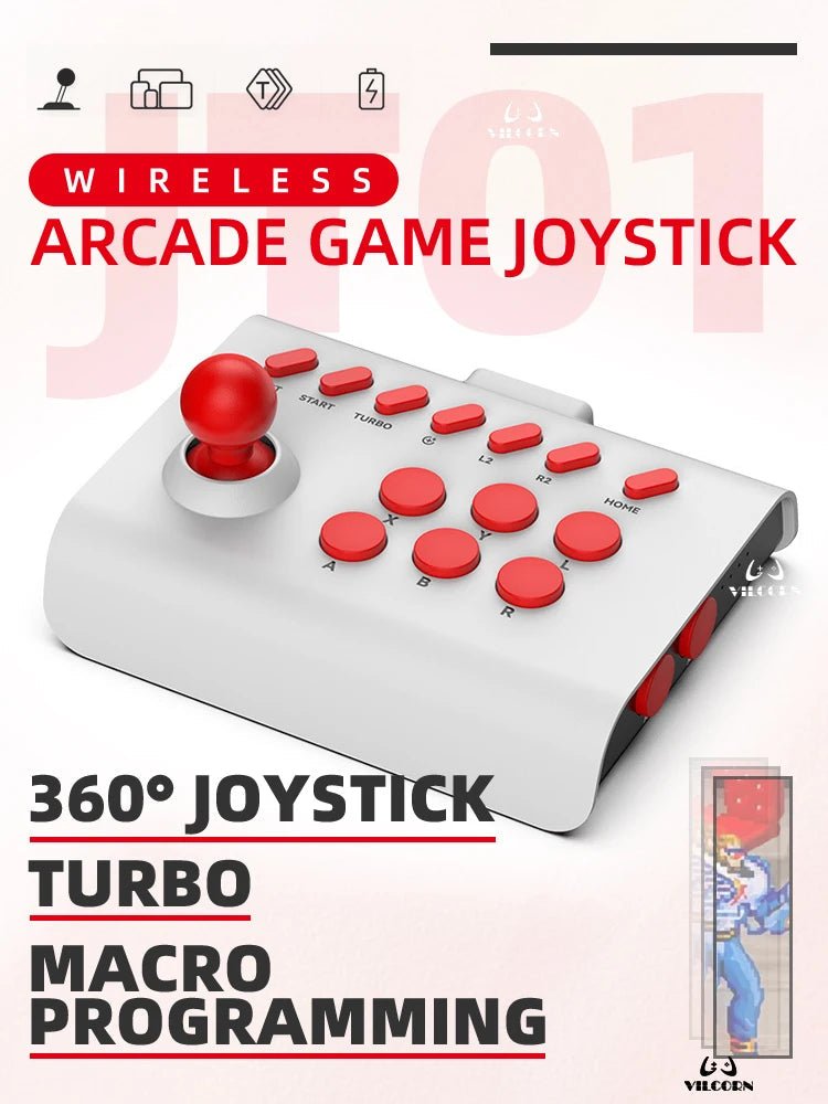 Arcade Joystick Wireless for PC/Android/ios/Switch/PS3/PS4 - Rios Future Shop