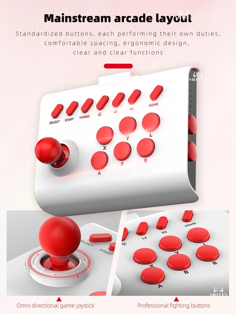 Arcade Joystick Wireless for PC/Android/ios/Switch/PS3/PS4 - Rios Future Shop