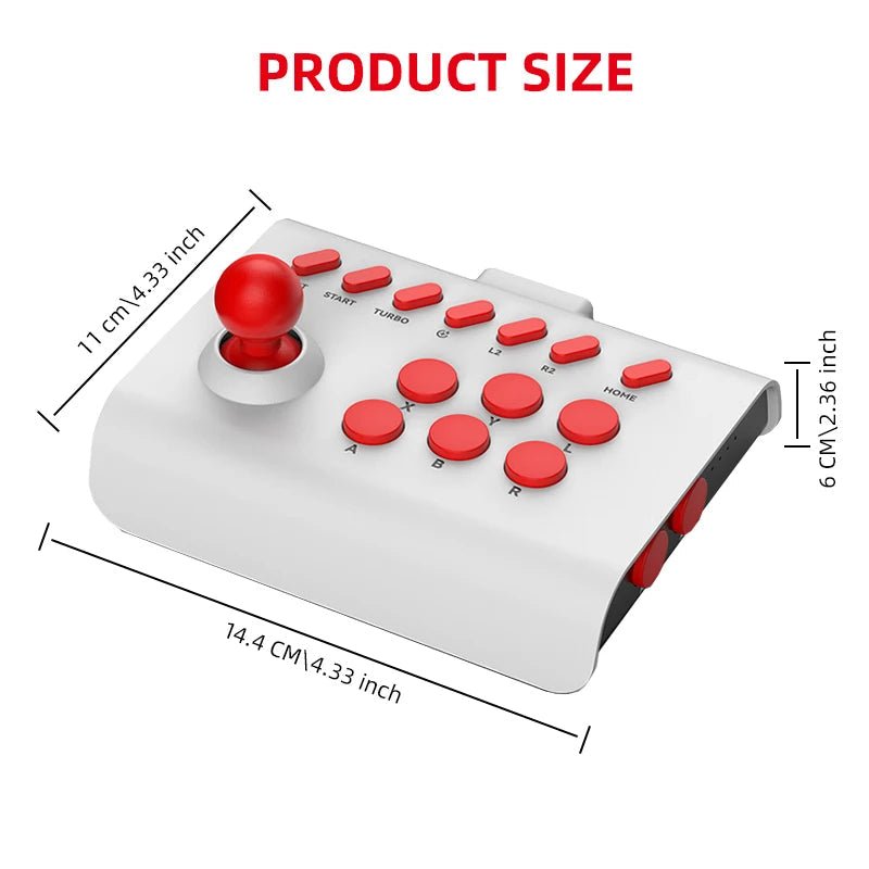 Arcade Joystick Wireless for PC/Android/ios/Switch/PS3/PS4 - Rios Future Shop