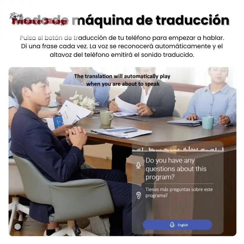 Auriculares Tradutores Instantaneos em Tempo Real Dropea