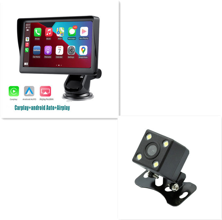 7 IPS Car Smart Screen Wireless Carplay Auto Telemóvel Tela de Projeção Navegação