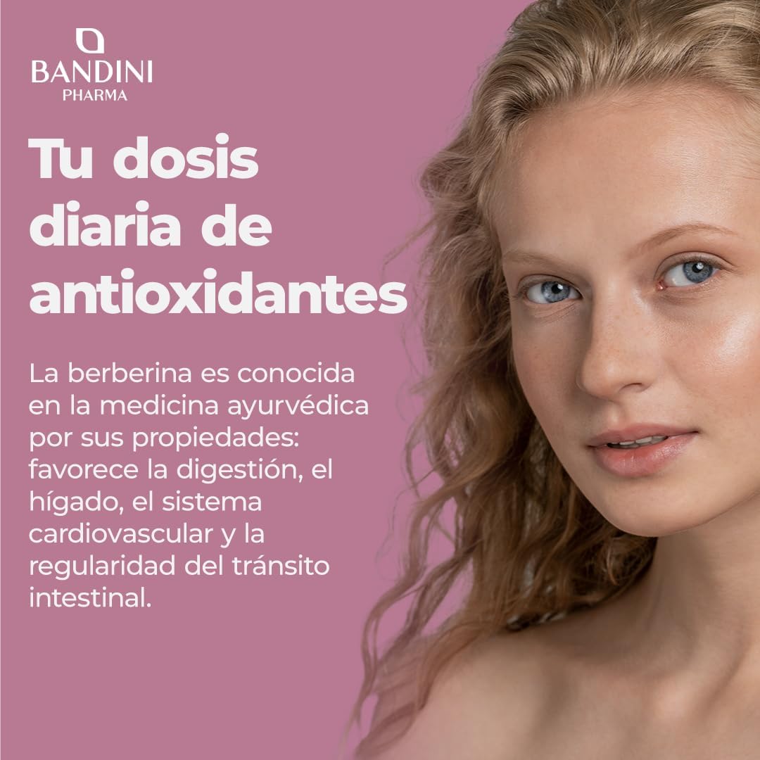 Bandini® Berberina 1000mg pura alta dosificación | 180 comprimidos veganos - Rios Future Shop