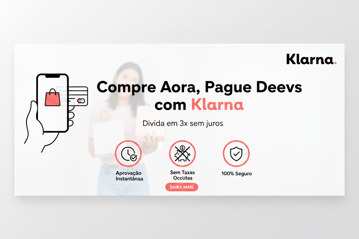 Banner Klarna para clientes portugueses