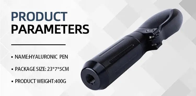 Black 2 IN 1 0.3ML & 0.5ML Hyaluronic Acid Pen Injection - Rios Future Shop