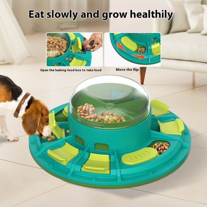 Brinquedo de puzzle interativo para cães para melhoria do QI e alimentação lenta, adequado para animais de estimação de todos os tamanhos, jogo de plástico não elétrico e nutritivo para animais de estimação, produtos para animais de estimação