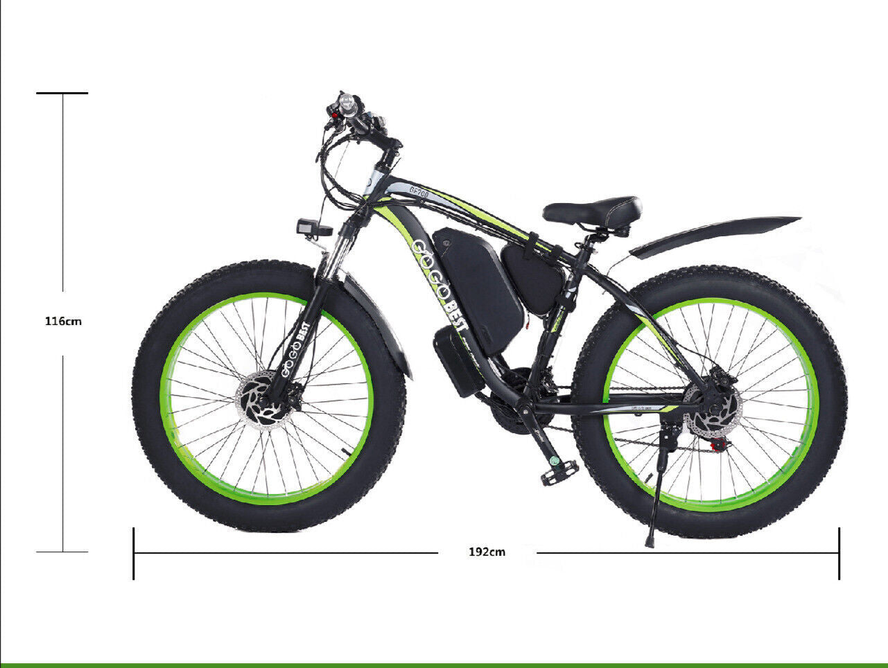 GOGOBEST GF700 Electric Bicycle E-bike Dual-motor 26 Wheel