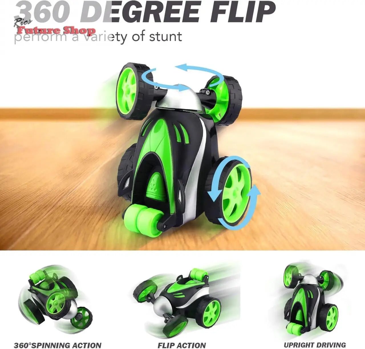 carro-teledirigido-acrobatico-stunt-rc-para-criancas-rotacion-3600-y-alta-velocidad-8013927 - Rios Future Shop