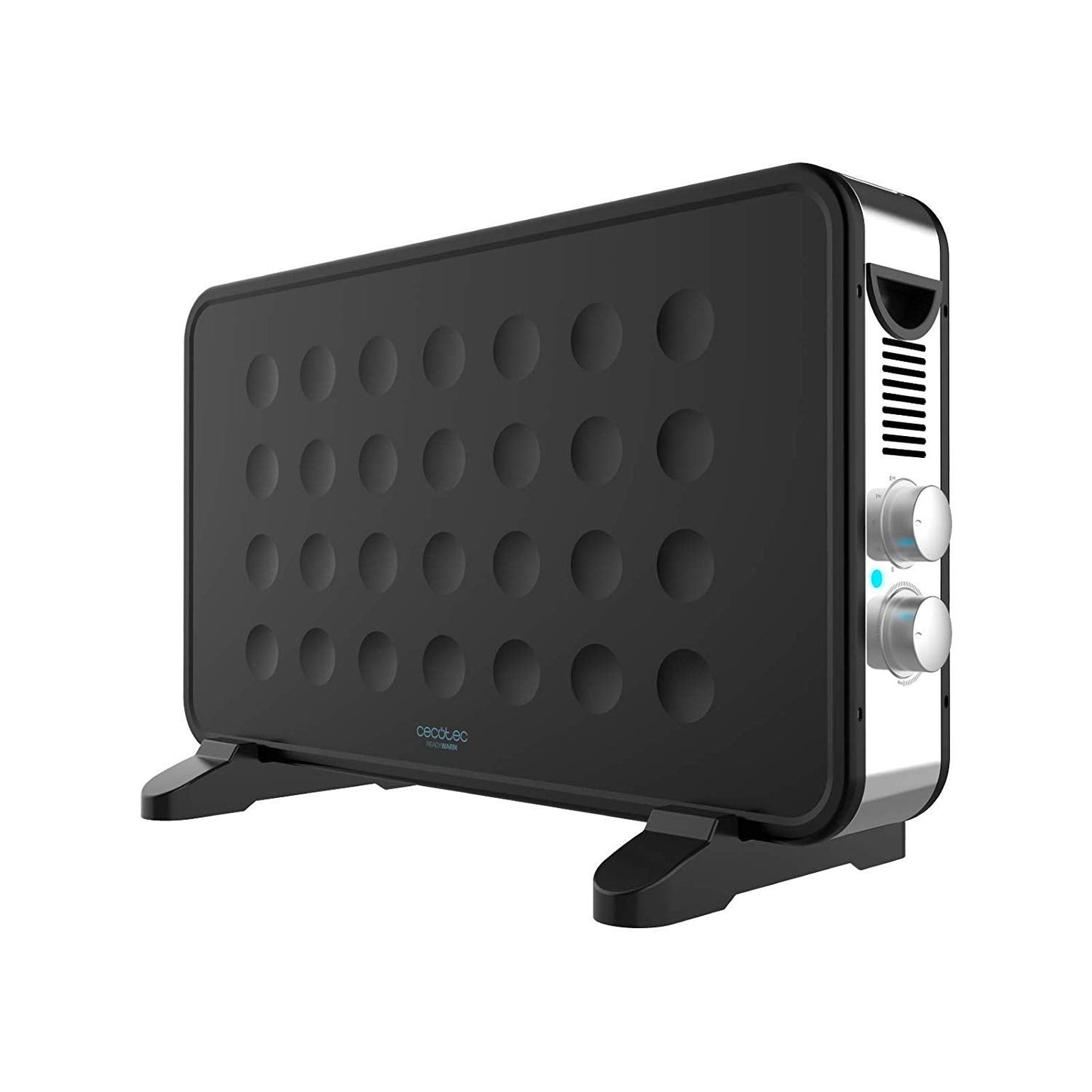 Cecotec Radiador Eléctrico Bajo Consumo Ready Warm 6500 Turbo Convection. 2000 W, Termostato Regulable, 4 Modos, Soporte de pie, Protección sobrecalentamiento, 20 m2