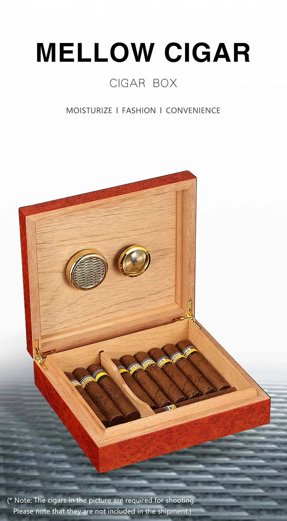 Cohiba Cedar Wood Travel Humidor - Rios Future Shop