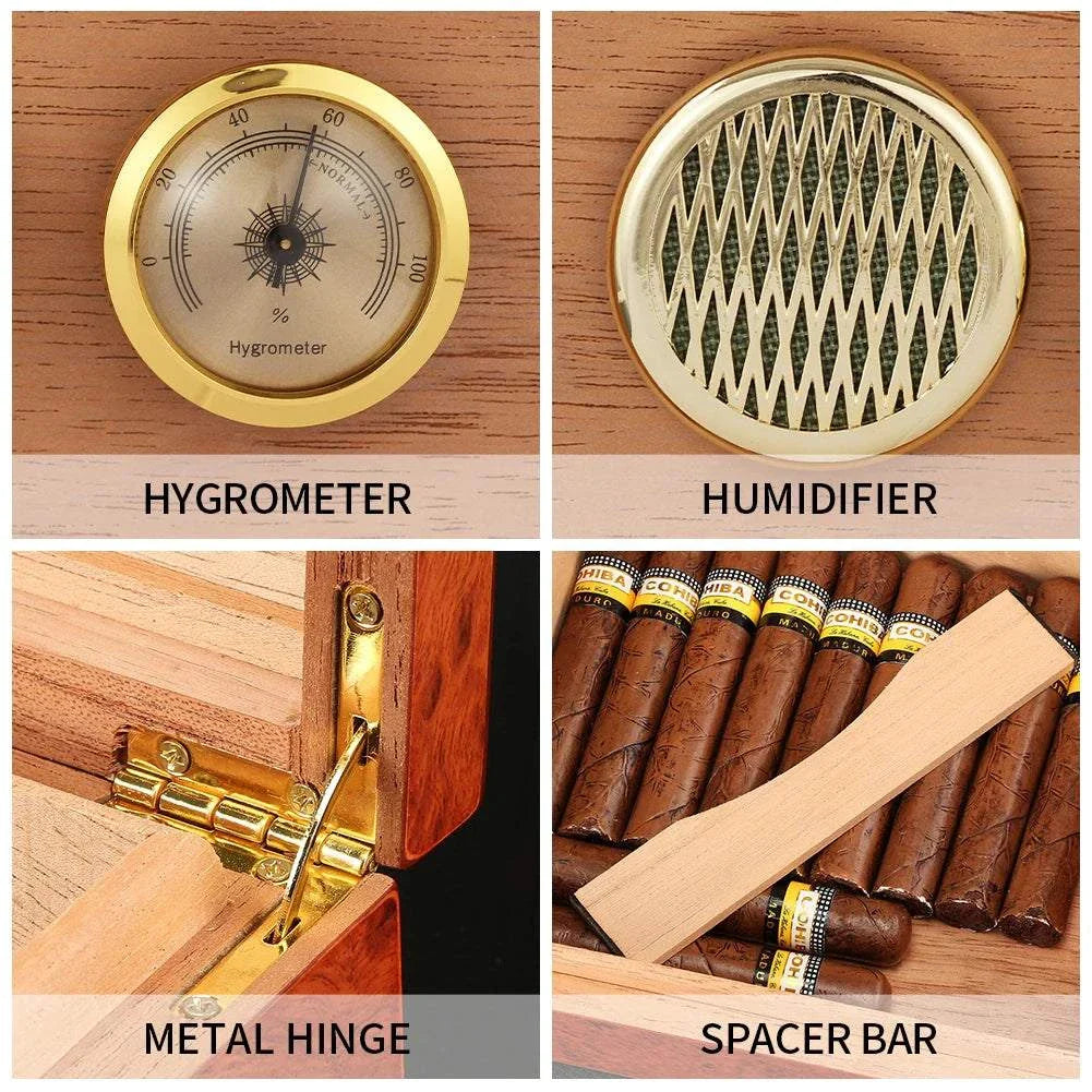 Cohiba Cedar Wood Travel Humidor - Rios Future Shop