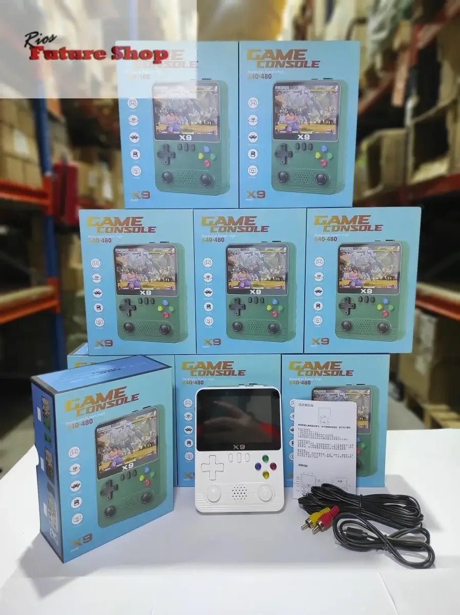 Consola de Juegos x9 con pantalla IPS de 3,5 Pulgadas - Rios Future Shop