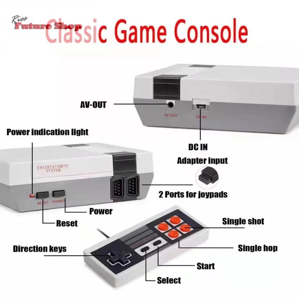 Consola retro 620 juegos - Rios Future Shop