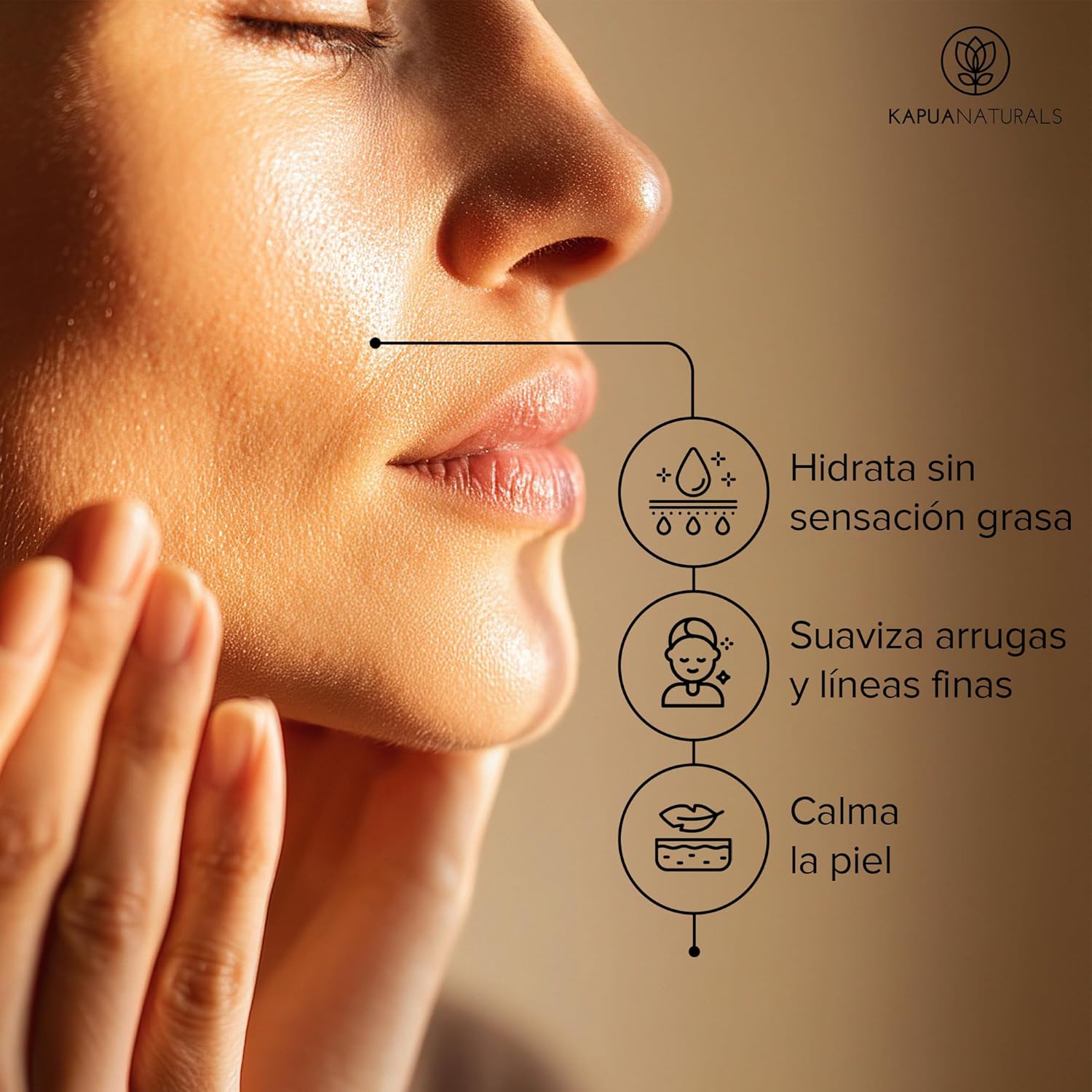 Crema Facial de Acido Hialuronico • 100ml • Crema Hidratante Facial • ORGÁNICA & VEGANO • Cosmética natural y sostenible • con Aloe Vera •Crema hidratante antiedad para hombres y mujeres