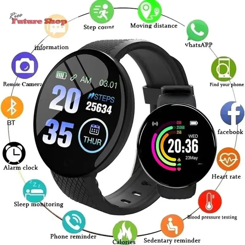 D18 Smart Watch for IOS Android - Rios Future Shop