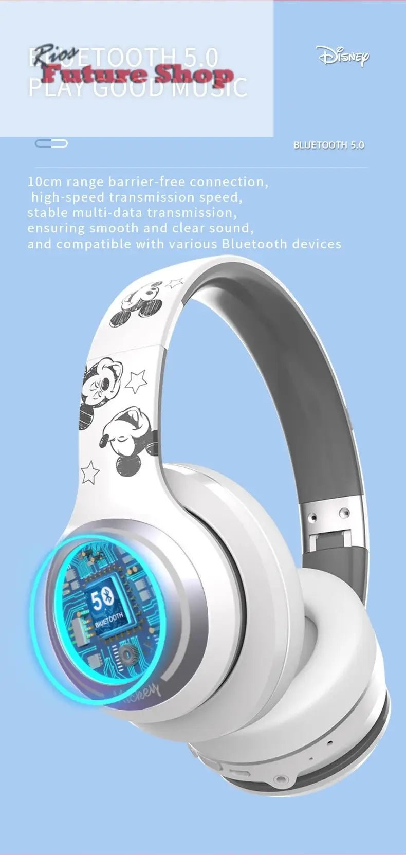 Disney E08 Mini Mickey Earbuds - Rios Future Shopheadphones