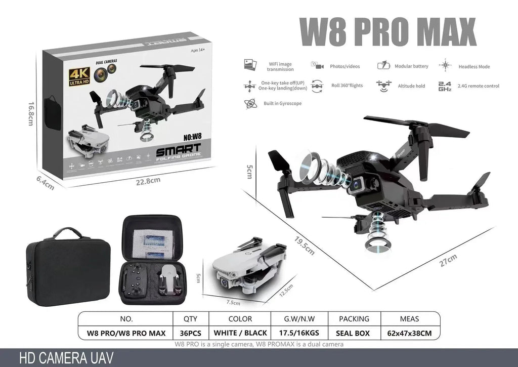 Drone 4K Cam + Pack Case - Rios Future Shop