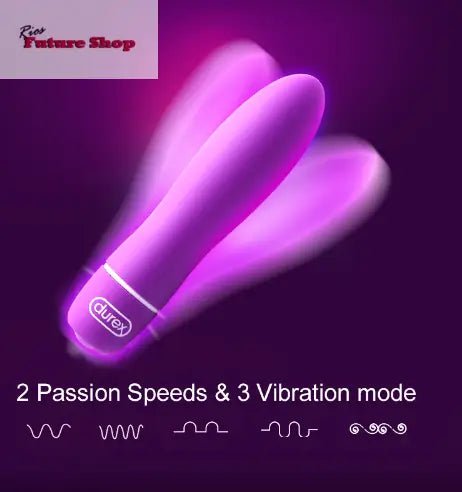 Durex Multi-functional Bullet Vibrator Waterproof G-Spot Bullet Clitoral Stimulation Intimate Goods Adult Sex Toys for Women - Rios Future Shop
