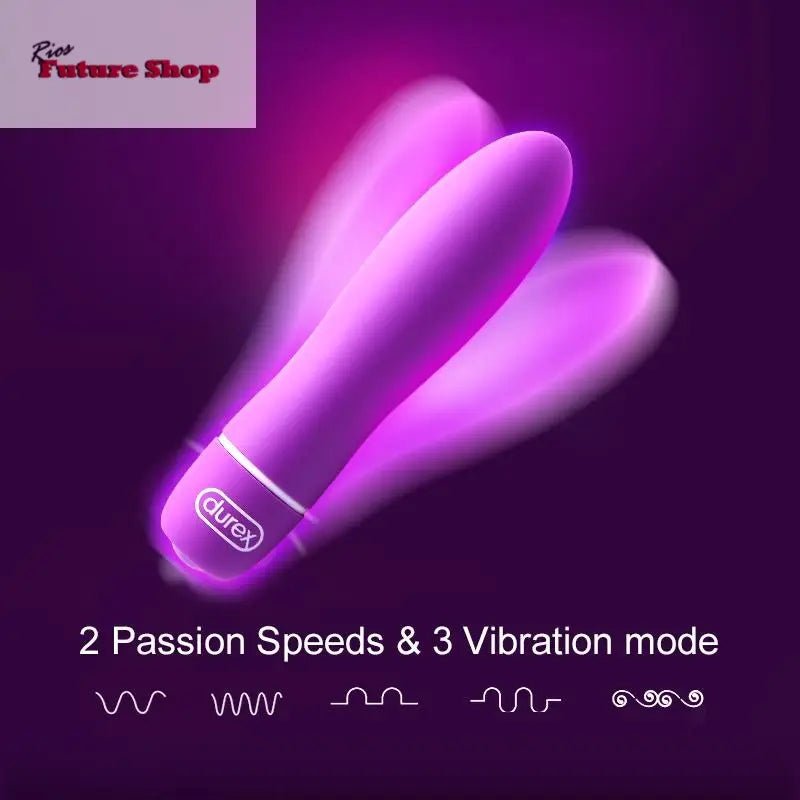 Durex Multi-functional Bullet Vibrator Waterproof G-Spot Bullet Clitoral Stimulation Intimate Goods Adult Sex Toys for Women - Rios Future Shop
