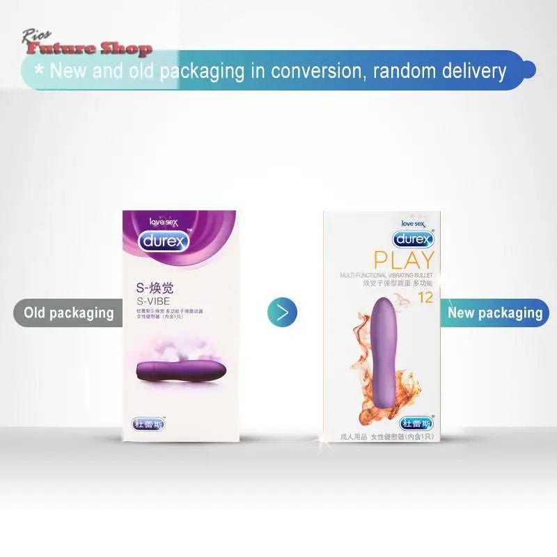 Durex Multi-functional Bullet Vibrator Waterproof G-Spot Bullet Clitoral Stimulation Intimate Goods Adult Sex Toys for Women - Rios Future Shop